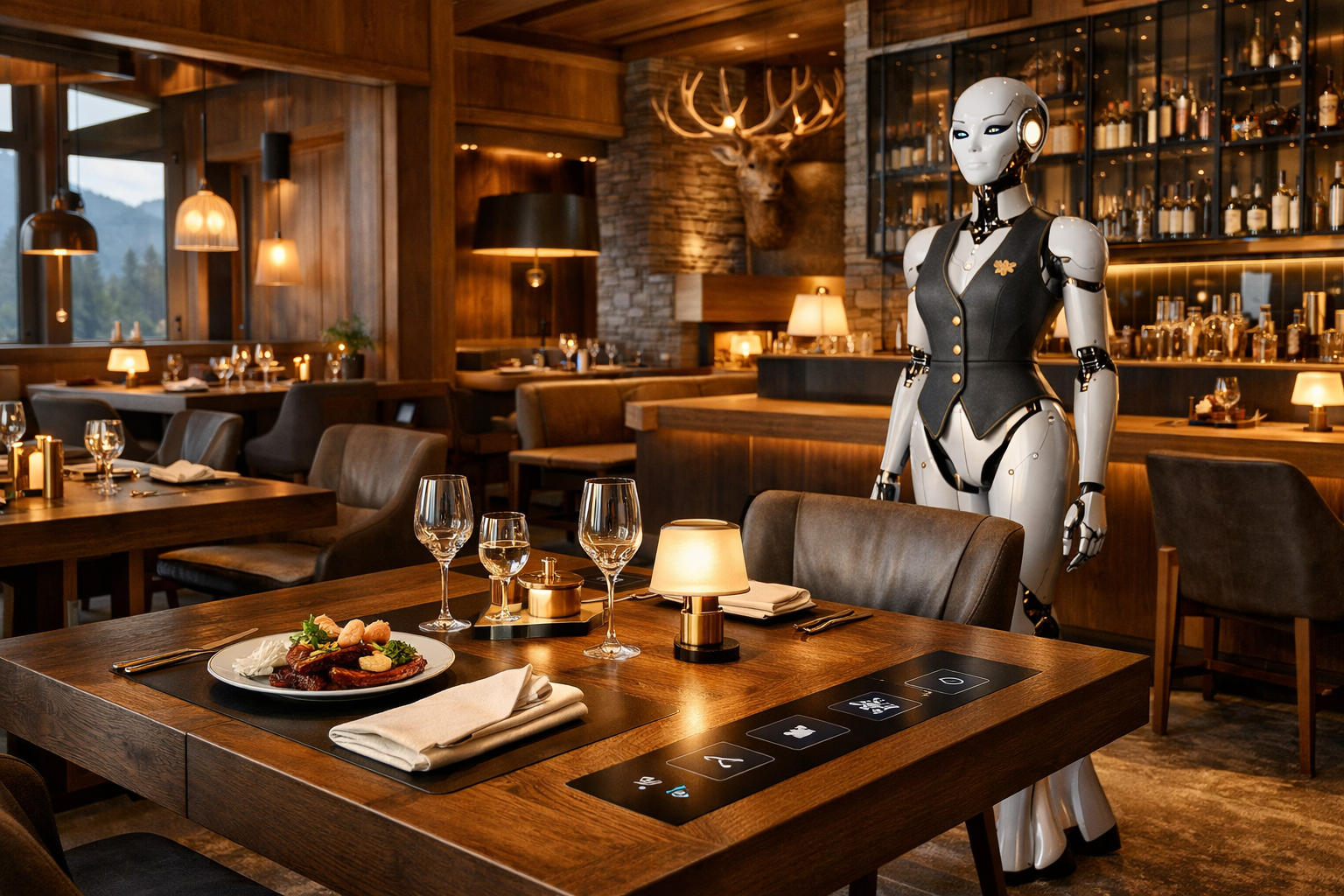 Futuristischer Innenraum von Bavarian RoboTaste